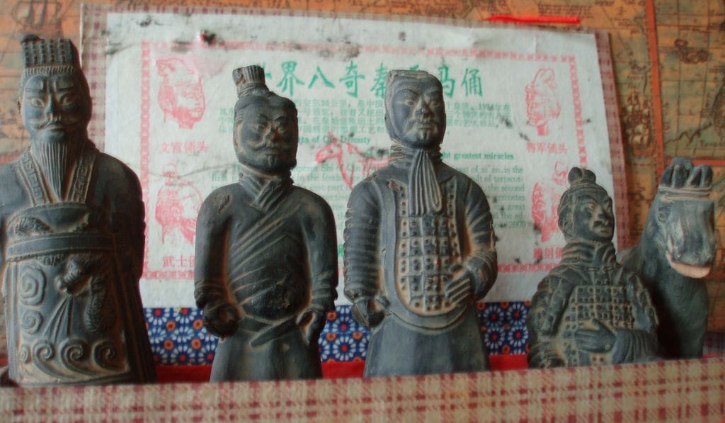 China Xi'an Terracotta warrior Souvenier doos