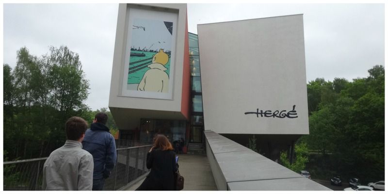 Per trein door Wallonië Hergé museum
