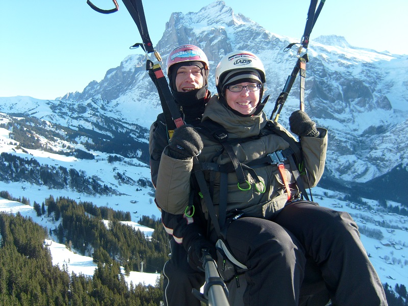 Paragliden in Zwitserland First Grindelwald