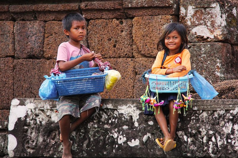 Local kids Cambodja