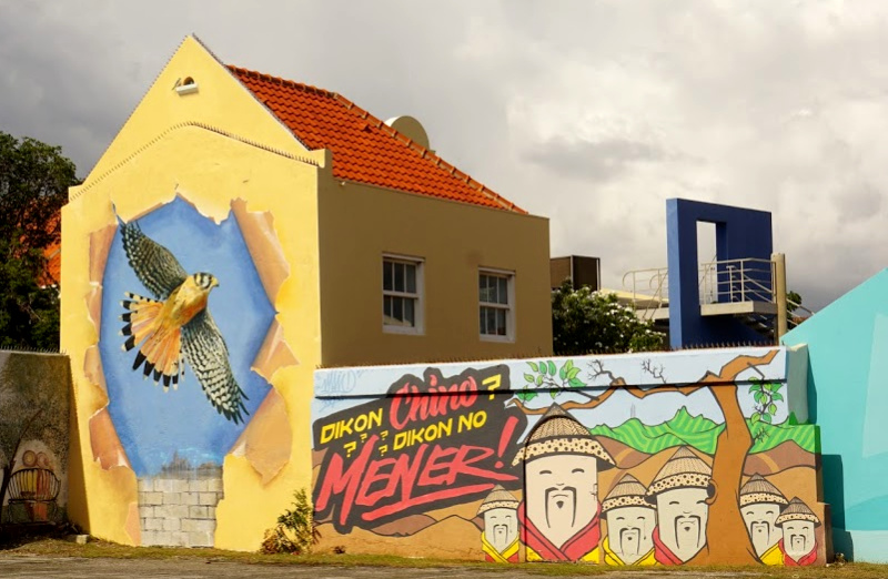 mural roofvogel