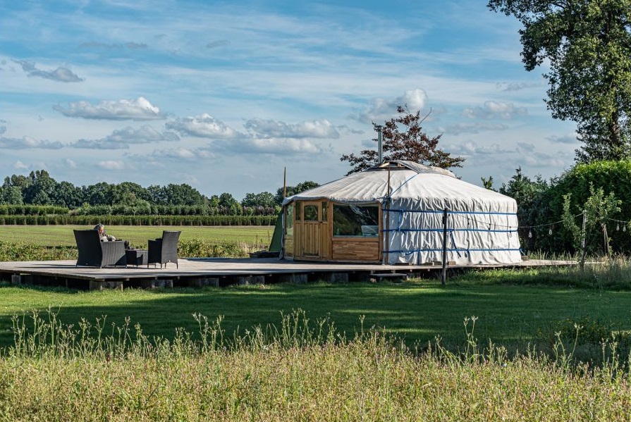 yurt ger tent natuurhuisje hetmomentzundert Klein zundert Noord Brabant Nederland