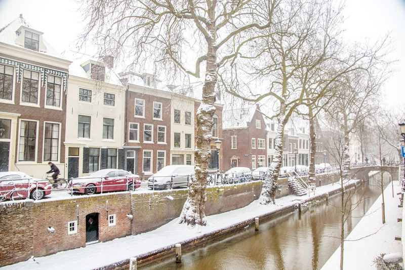 sneeuw in Utrecht