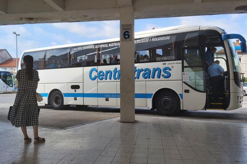 Mostar busstation Openbaar vervoer in en naar Bosnië en Herzegovina