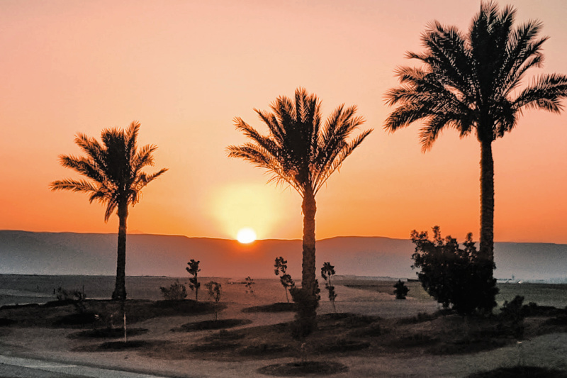 Zonsondergang Egypte