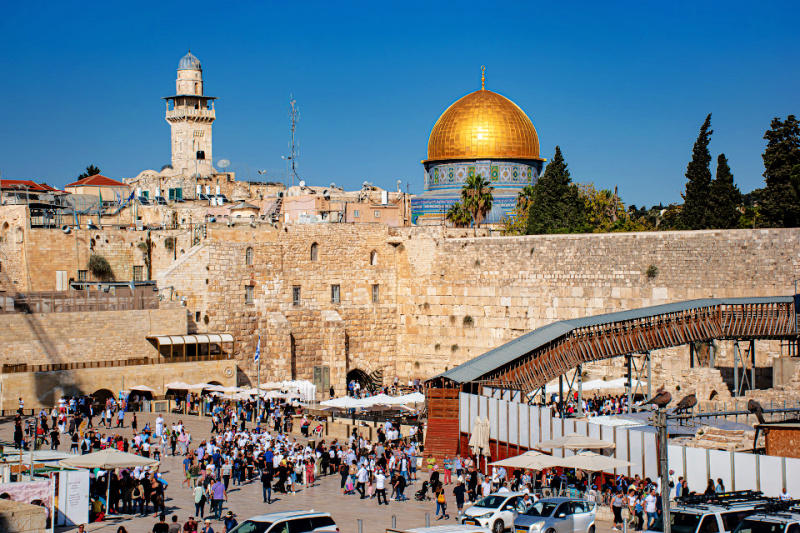 Klaagmuur Jeruzalem Israël 