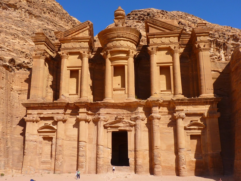 Jordanië Wereldwonder Petra Treasury