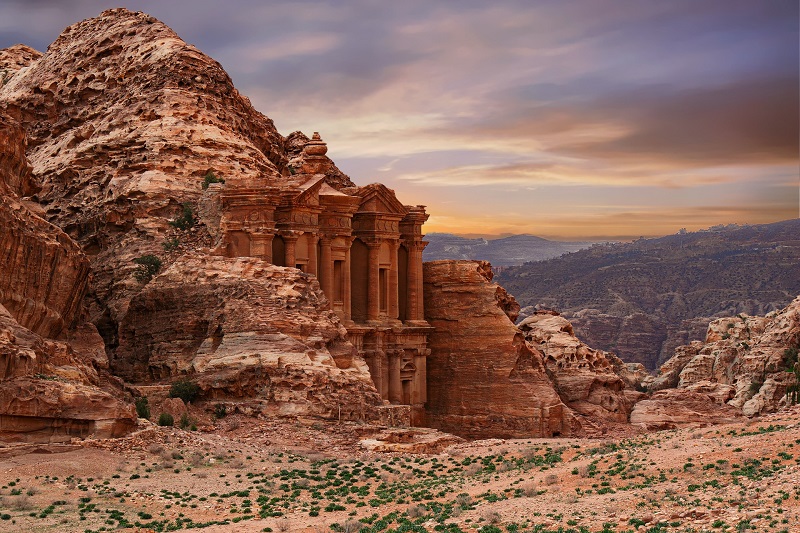 Jordanië Petra veraf