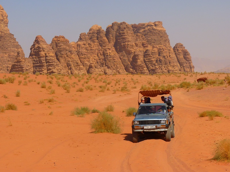 Jordanië Wadi Rum jeep