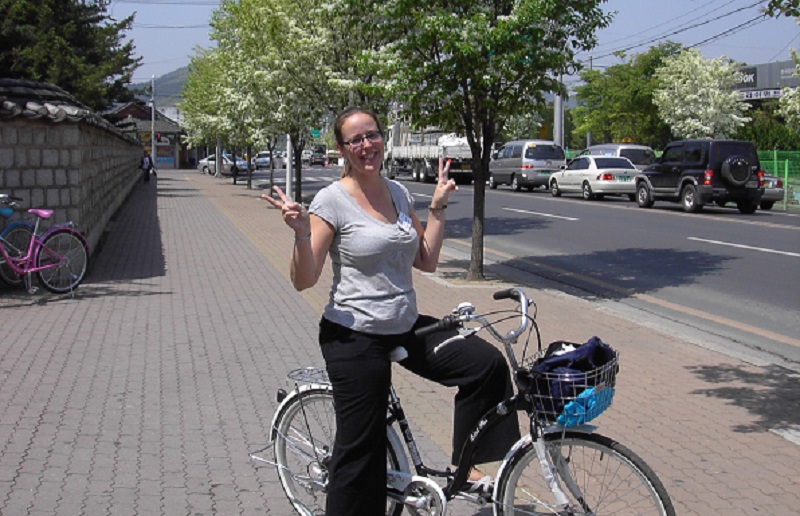 fietsen in Gyeongju