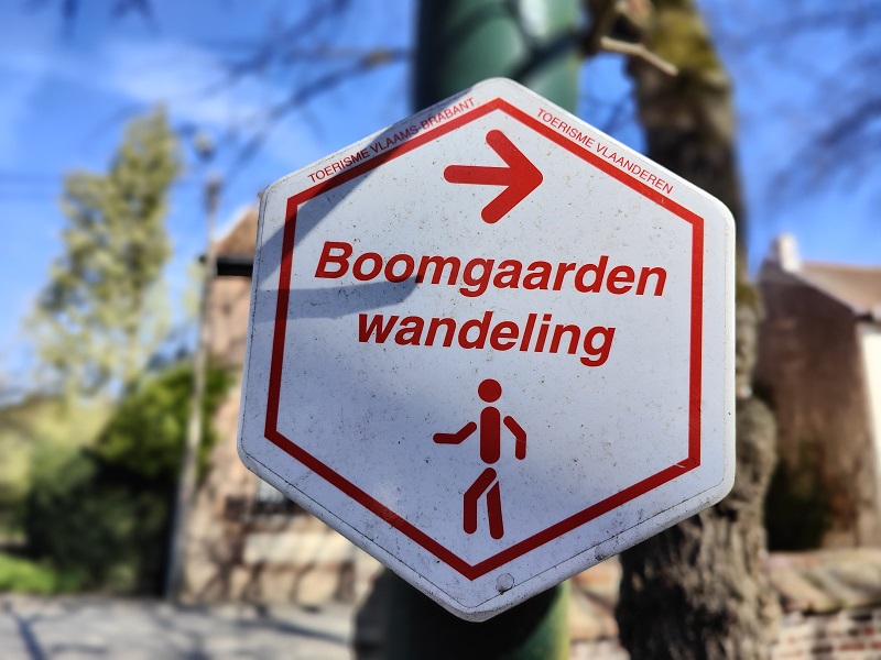 Vlaams Brabant België Boomgaardwandeling