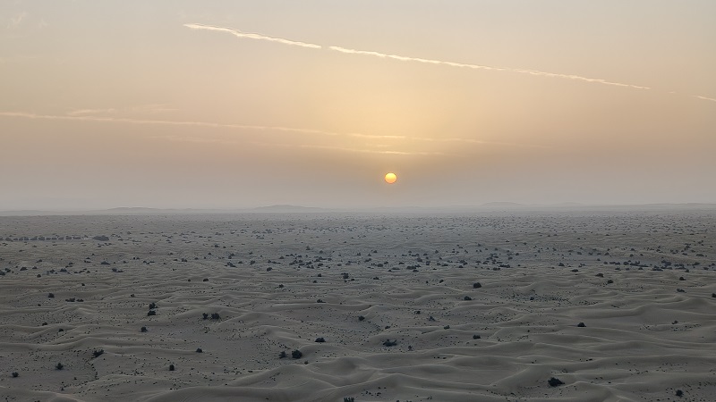 zonsopkomst woestijn