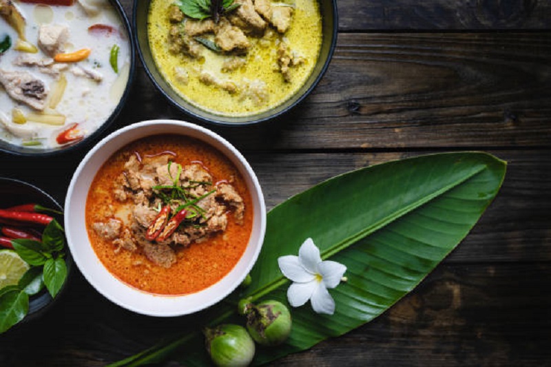 Thai food curry Culinair Thailand