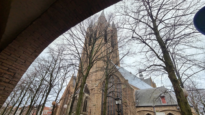OUde kerk Delft Podwalk Vermeer wandeling Delft