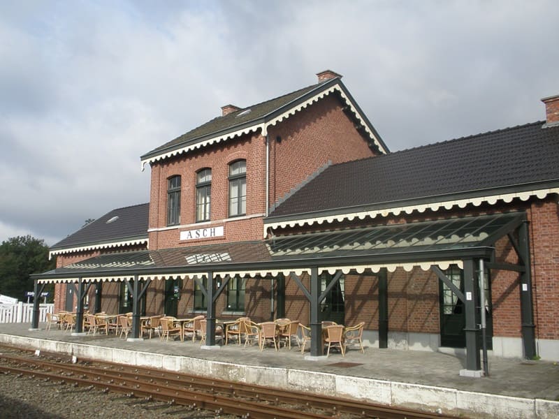 Station As Asch Vlaanderen fietsen