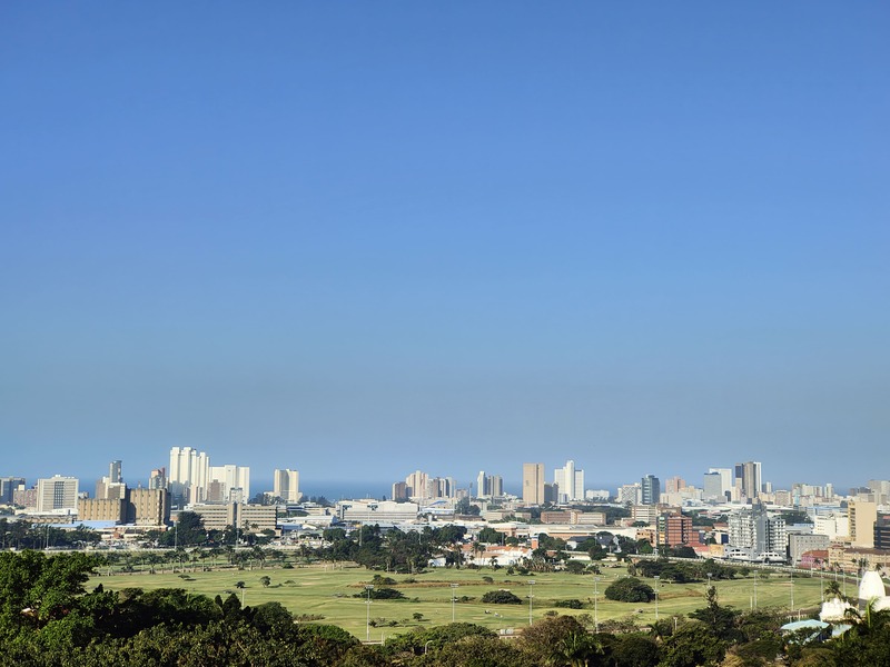 Sightseeing Durban uitzicht over de stad