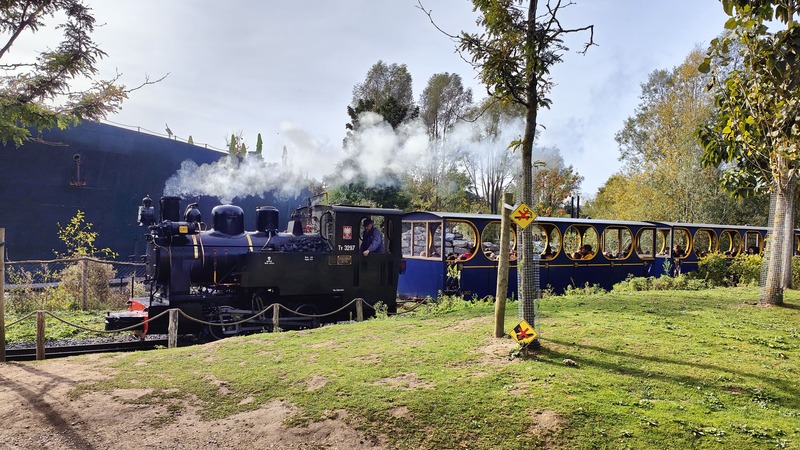 Belgie stoomtrein Pairi Daiza 