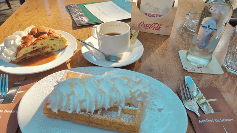 Koffie met wafel