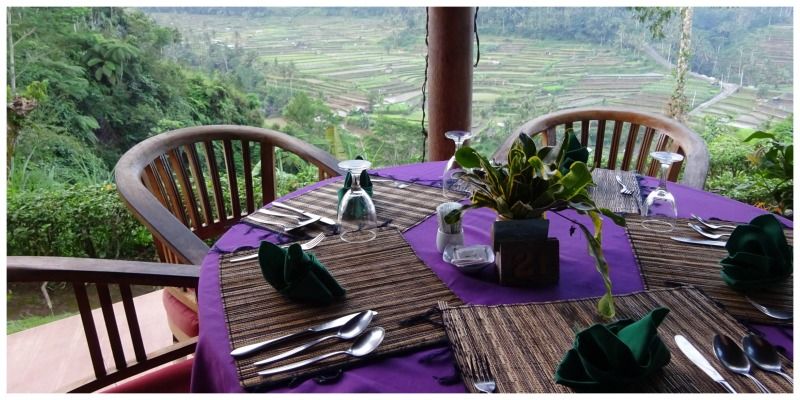 Mahagiri Panoramic Resort diner restaurant Bali Indonesie