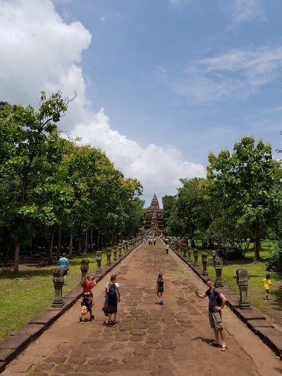 Buriram entree tempel Thailand Isaan